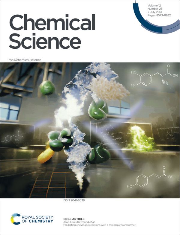 Journal Cover: Predicting enzymatic reactions with a molecular transformer
